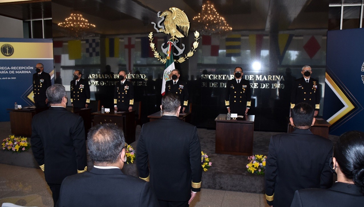 La Secretaria de Marina Armada de Mexico lleva a cabo la Entrega Recepcion de la Subsecretaria de Marina