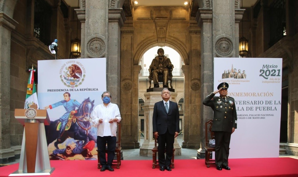 Lopez Obrador conmemora 159 Aniversario de la Batalla de Puebla