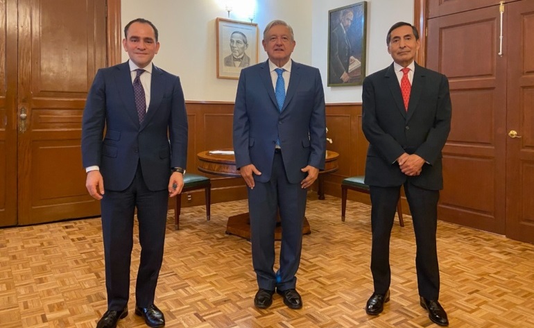 Lopez Obrador informa cambios en su gabinete Rogelio Ramirez de la O llega a la SHCP y Arturo Herrera se postula como gobernador del