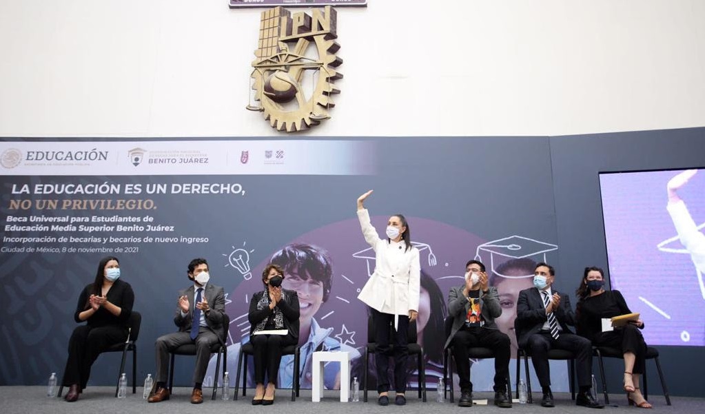 Beca Universal Benito Juarez esencia de la Cuarta Transformacion al concebir a la educacion como un derecho Claudia Sheinbaum