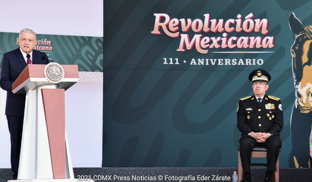 Discurso del presidente de Mexico Andres Manuel Lopez Obrador en el 111 Aniversario del inicio de la Revolucion
