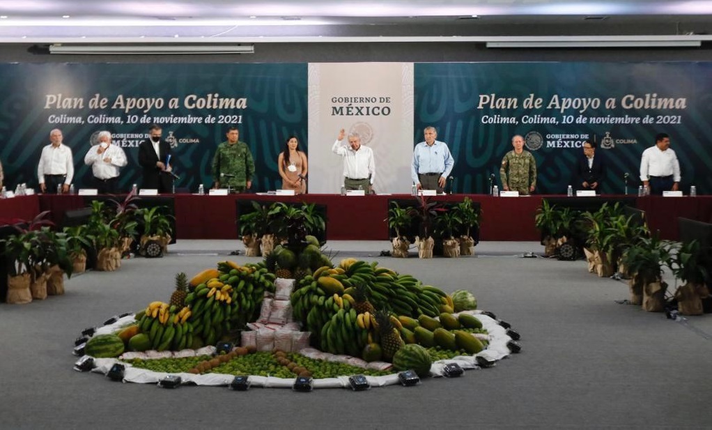 Lopez Obrador presenta Plan de apoyo a Colima anuncia fortalecimiento de programas sociales y del despliegue de fuerzas de seguridad