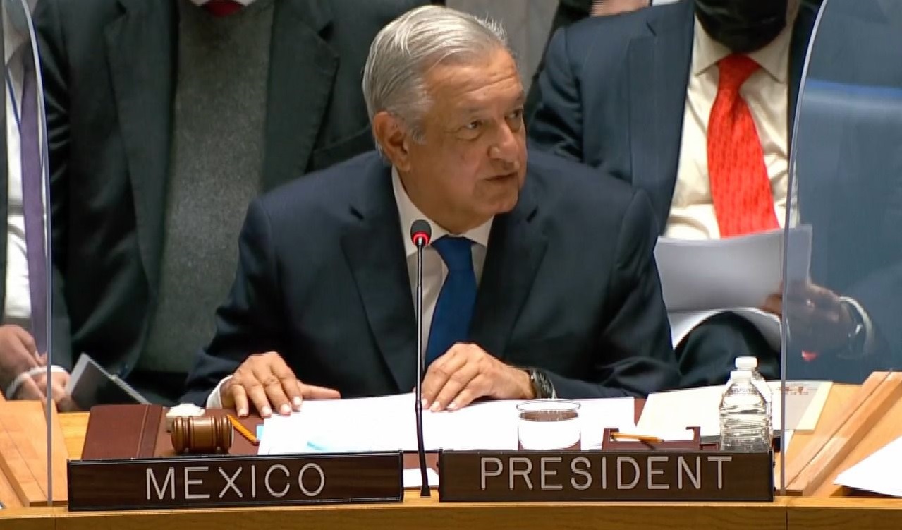 Lopez Obrador propone a la ONU aplicar Plan Mundial de Fraternidad y Bienestar para revertir la pobreza global