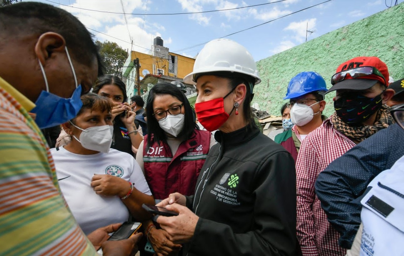 Otorga Gobierno de la Ciudad de Mexico atencion inmediata y directa a personas afectadas por explosion en Colonia Pensil Norte de la Alcaldia Miguel Hidalgo