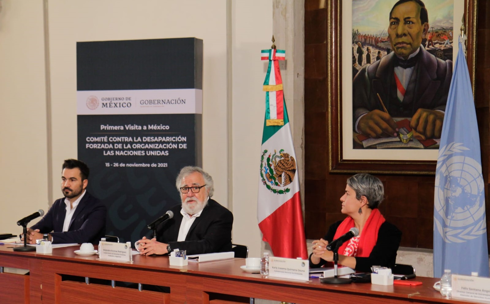 Recibe Mexico primera visita de Comite contra la Desaparicion Forzada de la ONU