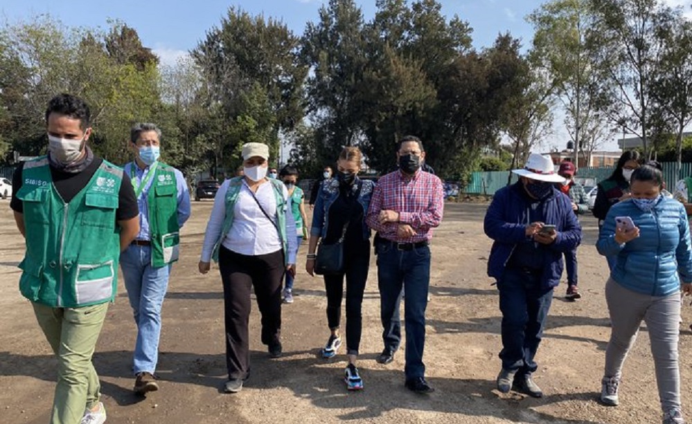 Acompana Marti Batres a titular de la CDHCM en recorrido por albergue para migrantes