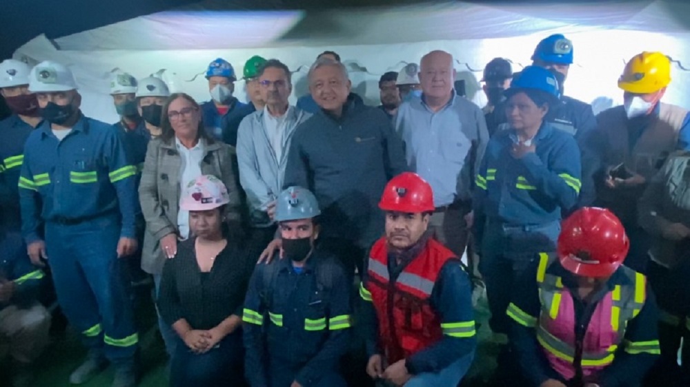 Anuncia Lopez Obrador mayor inversion en mina de roca fosforica para la fabricacion de fertilizantes