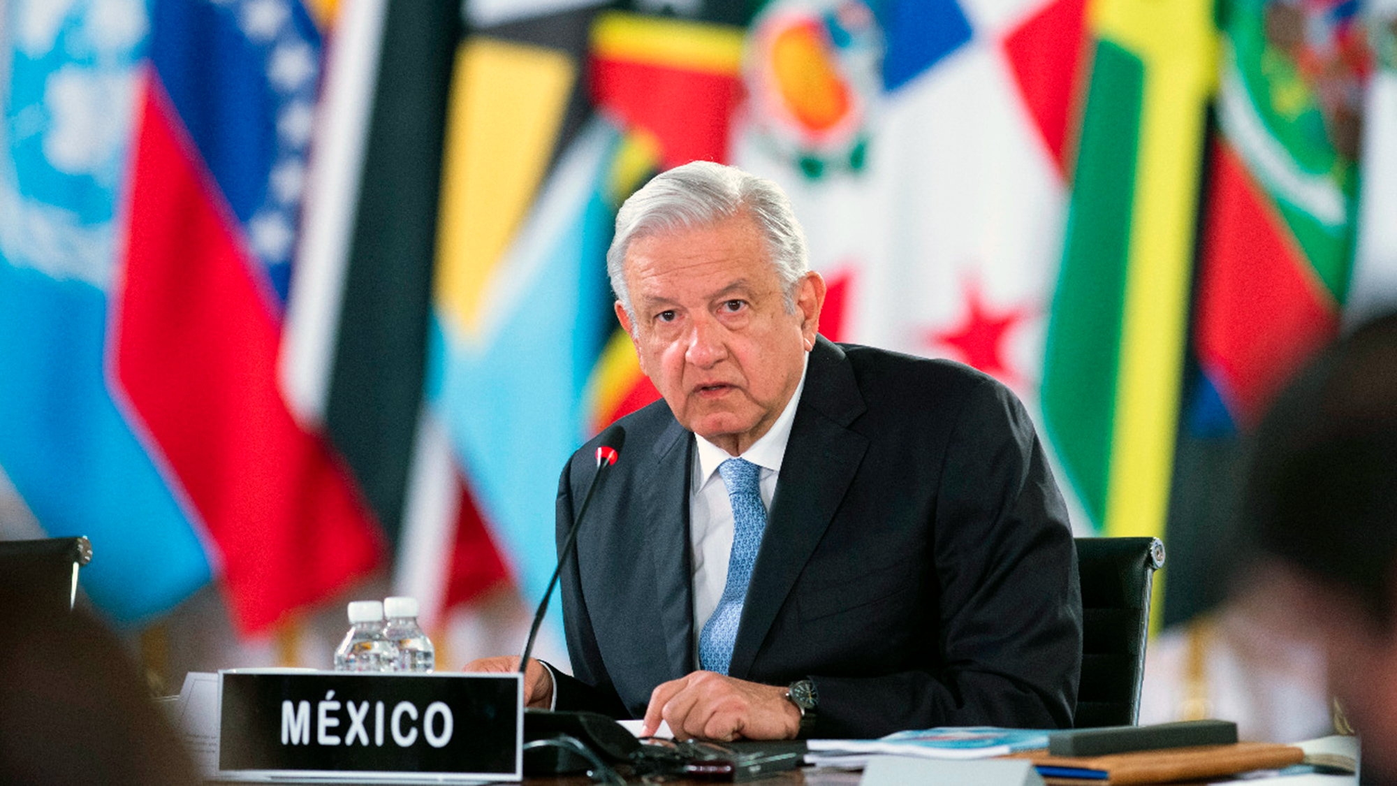 Lopez Obrador participa en Cumbre de lideres de America Latina el Caribe y la Union Europea