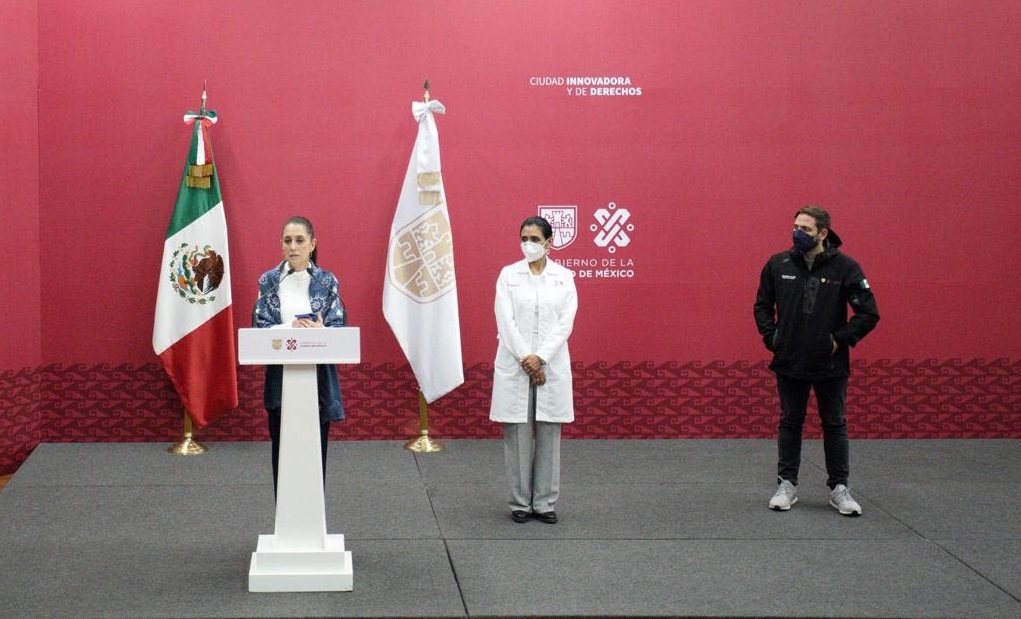 Anuncia Gobierno de la Ciudad de Mexico aplicacion de 1.1 millon de vacunas de refuerzo contra Covid 19 en una semana a poblacion de 50 a 59 anos