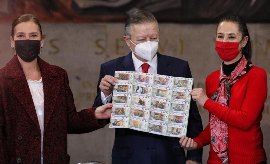 Gobierno de Mexico celebra Centenario del Muralismo Mexicano con billetes de loteria