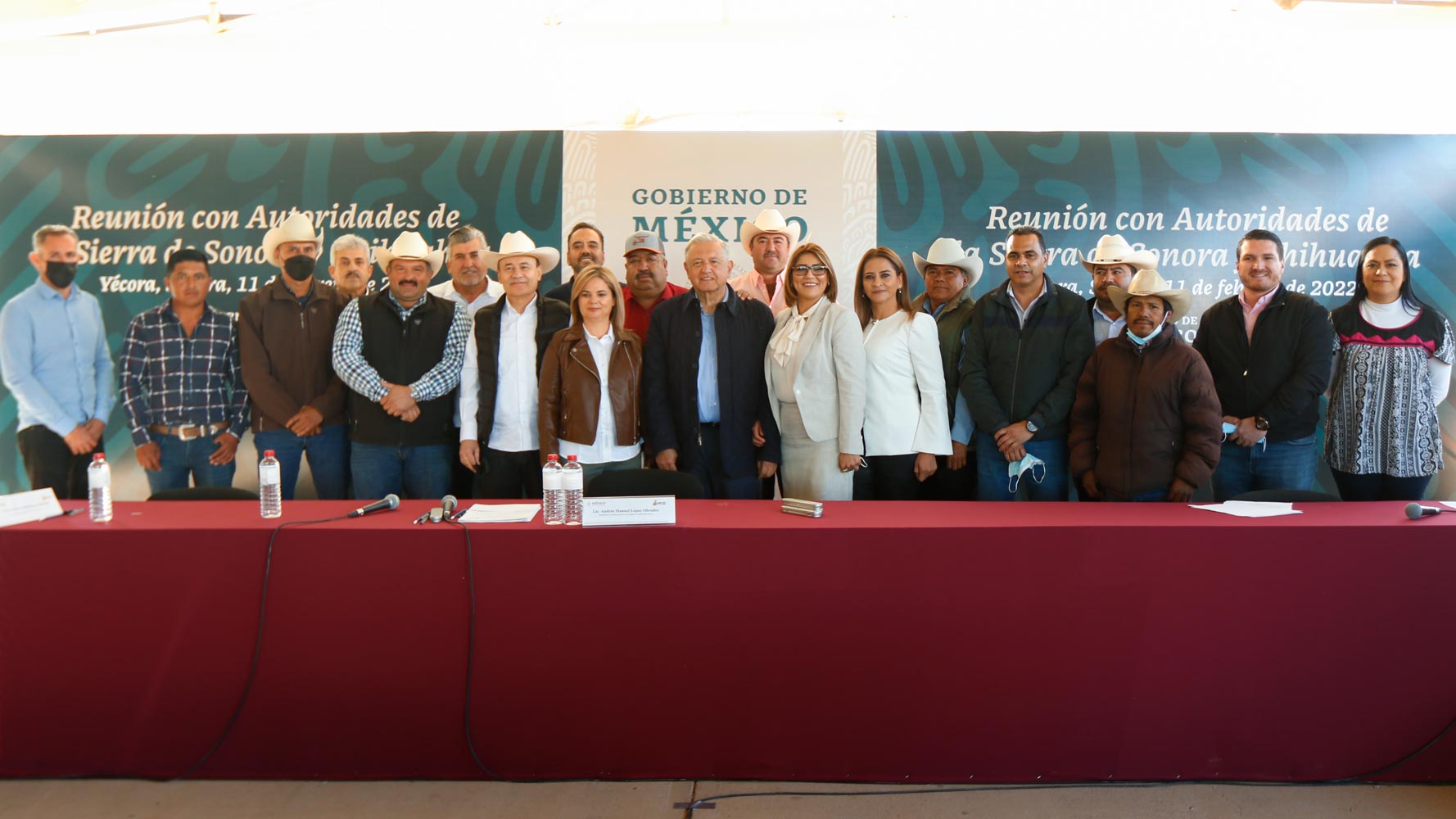 Reafirma Lopez Obrador coordinacion y comunicacion con pueblos de Sonora y Chihuahua