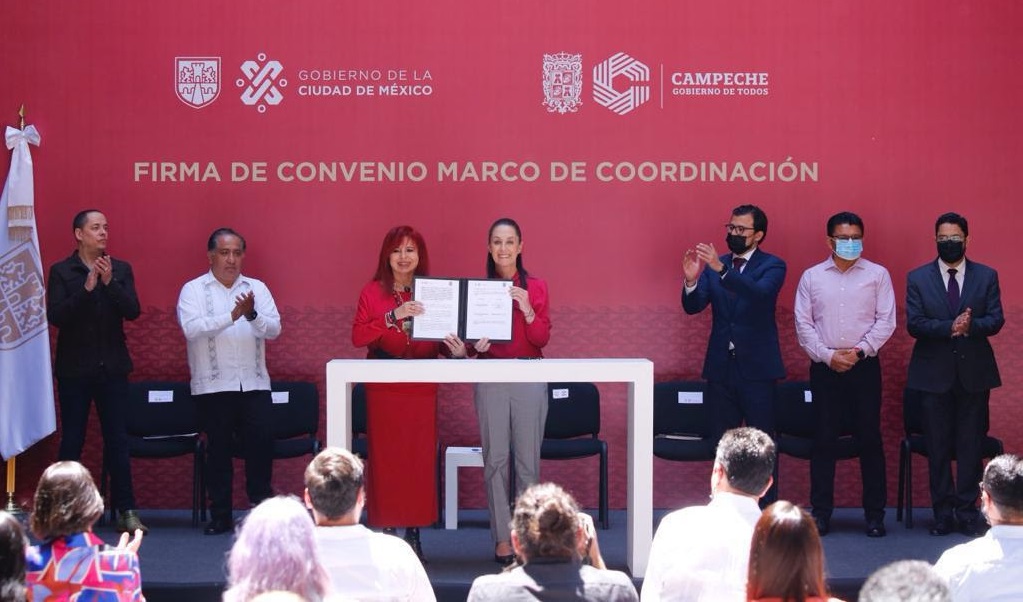 Firman Gobierno de la Ciudad de Mexico y de Campeche convenio de coordinacion en materia de innovacion y digitalizacion de servicios