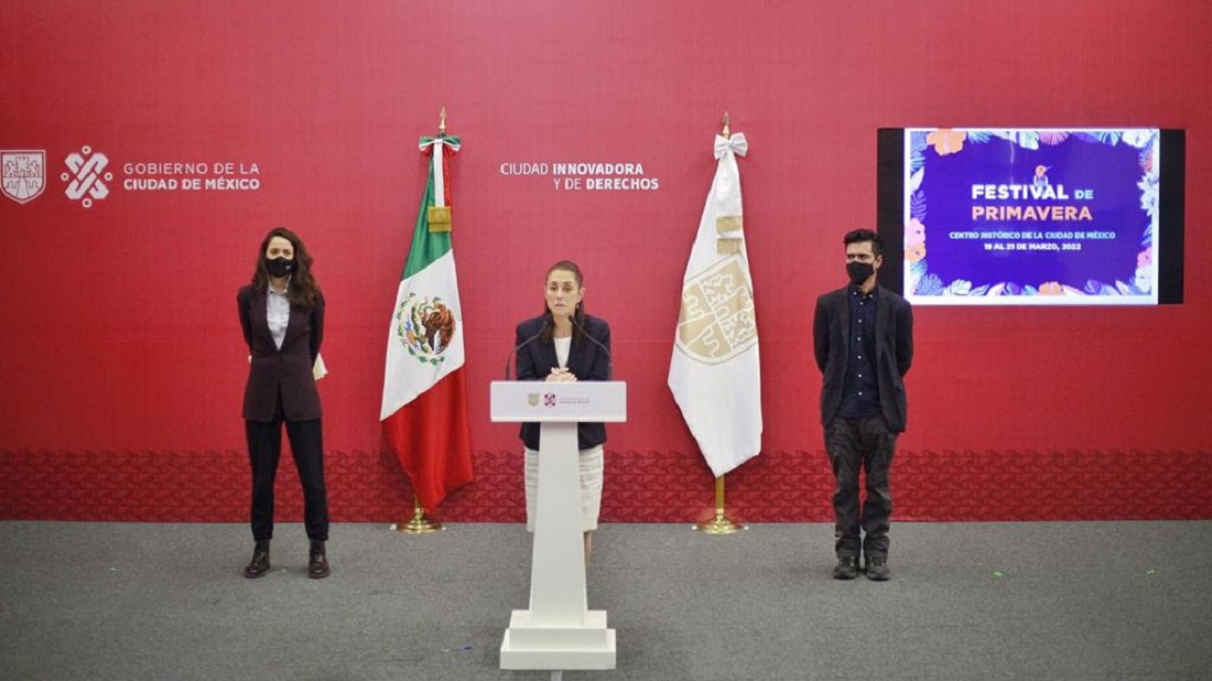 Reactiva Gobierno de la Ciudad de Mexico el Centro Historico con Festival de Primavera 2022