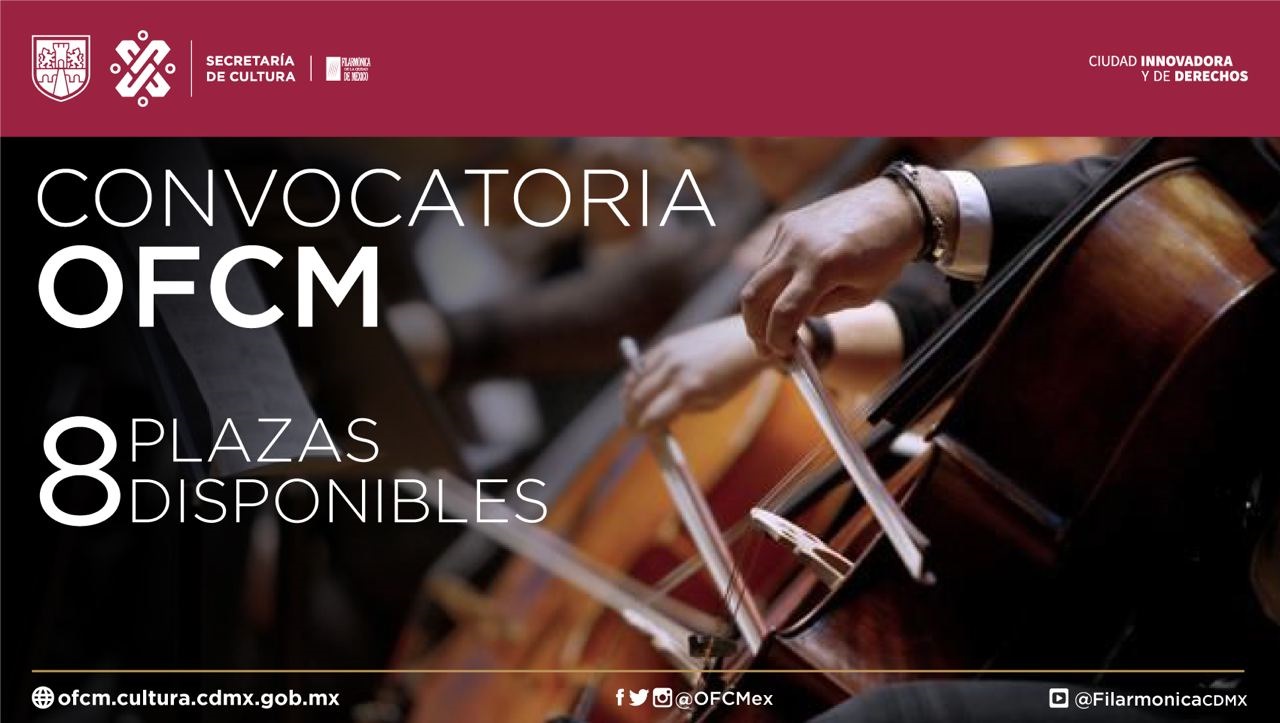 Convoca Secretaria de Cultura a musicos para Orquesta Filarmonica de la Ciudad de
