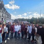 La gobernadora del Edoméx, Delfina Gómez llama a fortalecer la unidad y cerrar filas a favor de la Presidenta Claudia Sheinbaum, por la defensa de la soberanía Nacional.