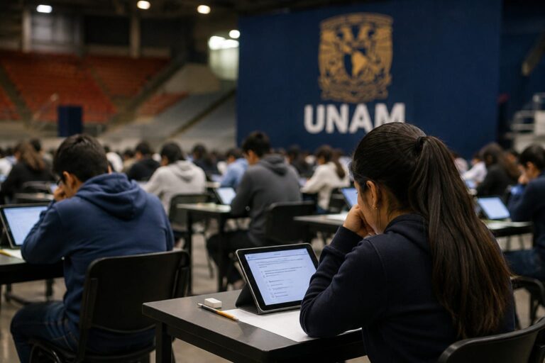 Fallas técnicas en examen de la UNAM CDMX