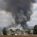 Foto: Explosión en Tultepec. (Arte CDMX PRESS)